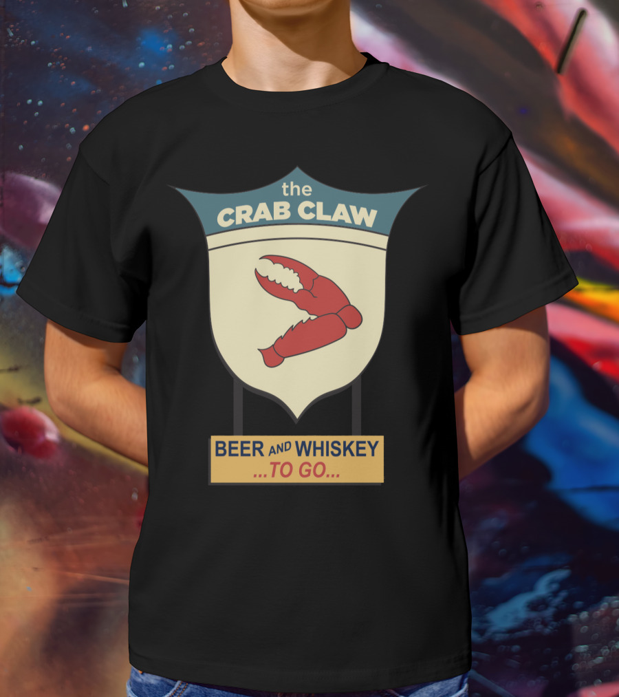 The Crab Claw Beer And Whiskey To Go T-Shirt
