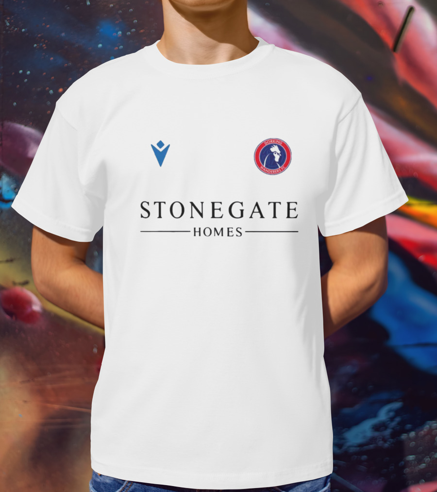 Dorking Wanderers FC New Home Stonegate Homes T-Shirt