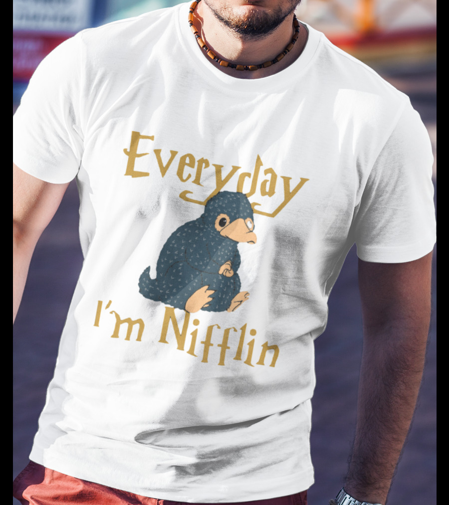 Everyday I'm Nifflin Fantastic Beasts Niffler Inspired T-Shirt