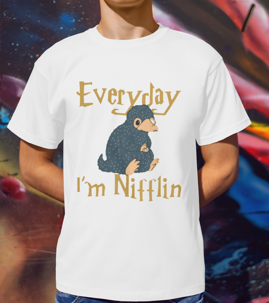 Everyday I'm Nifflin Fantastic Beasts Niffler Inspired T-Shirt