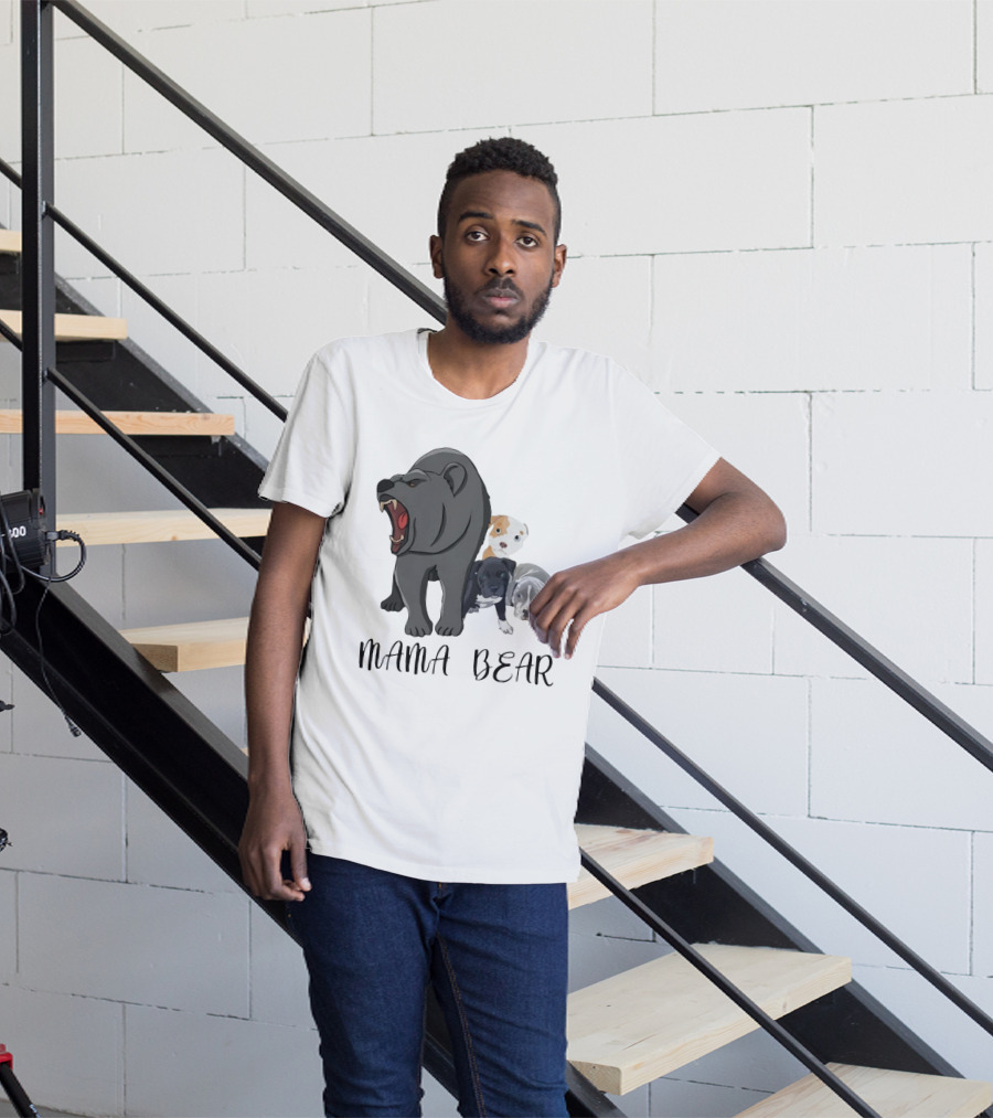 MAMA BEAR With Puppies T-Shirt