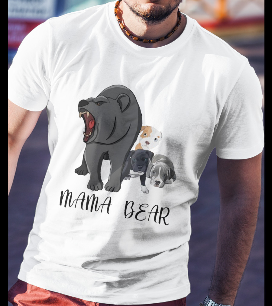 MAMA BEAR With Puppies T-Shirt