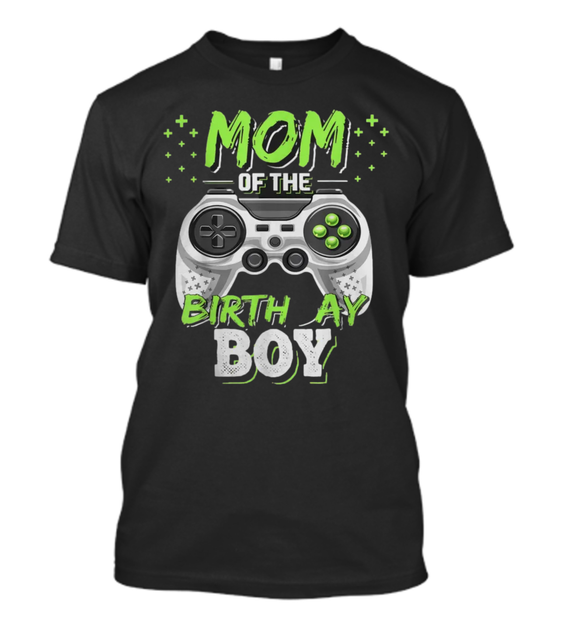 Mom Of The Birthday Boy Gamer Controller Matching Video Gamer Birthday Party T-Shirt