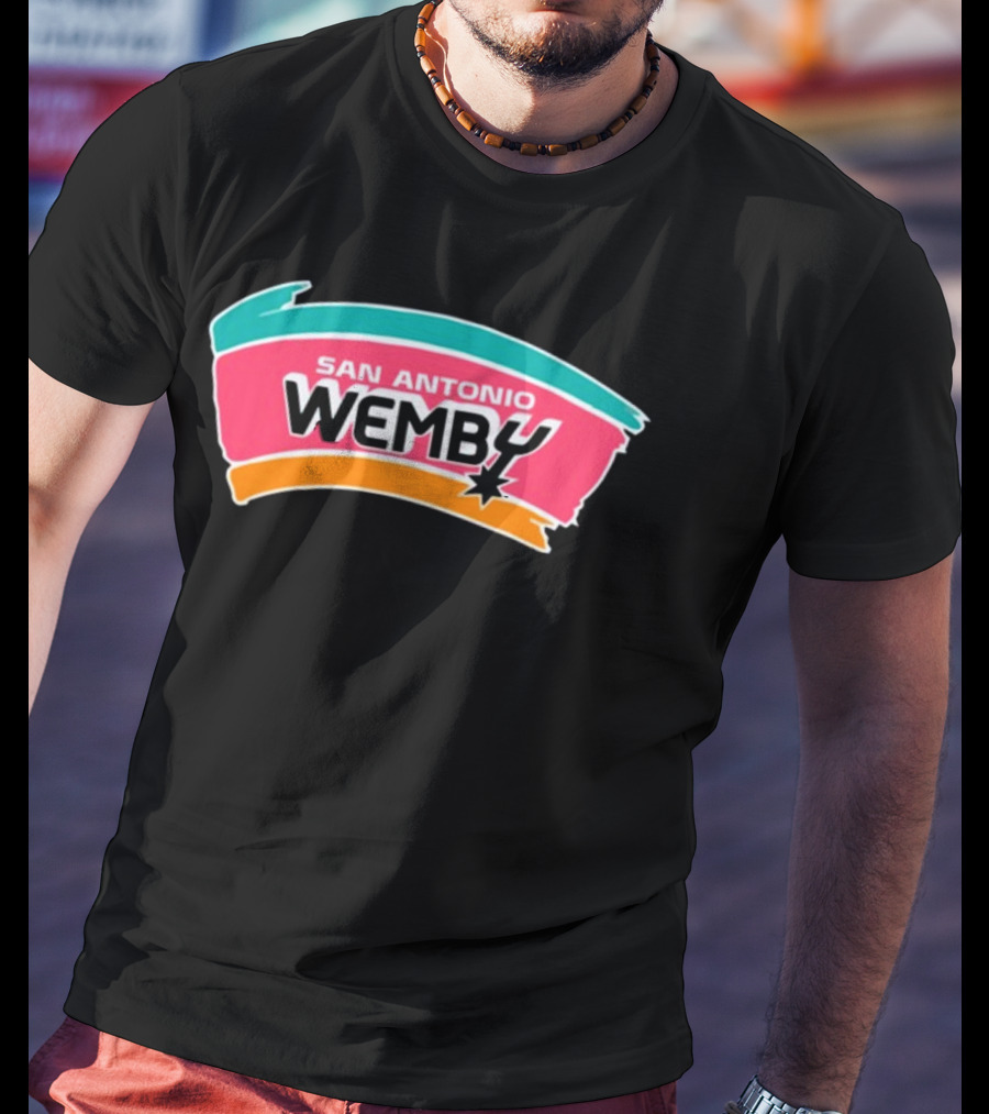 San Antonio Wemby Retro T-Shirt