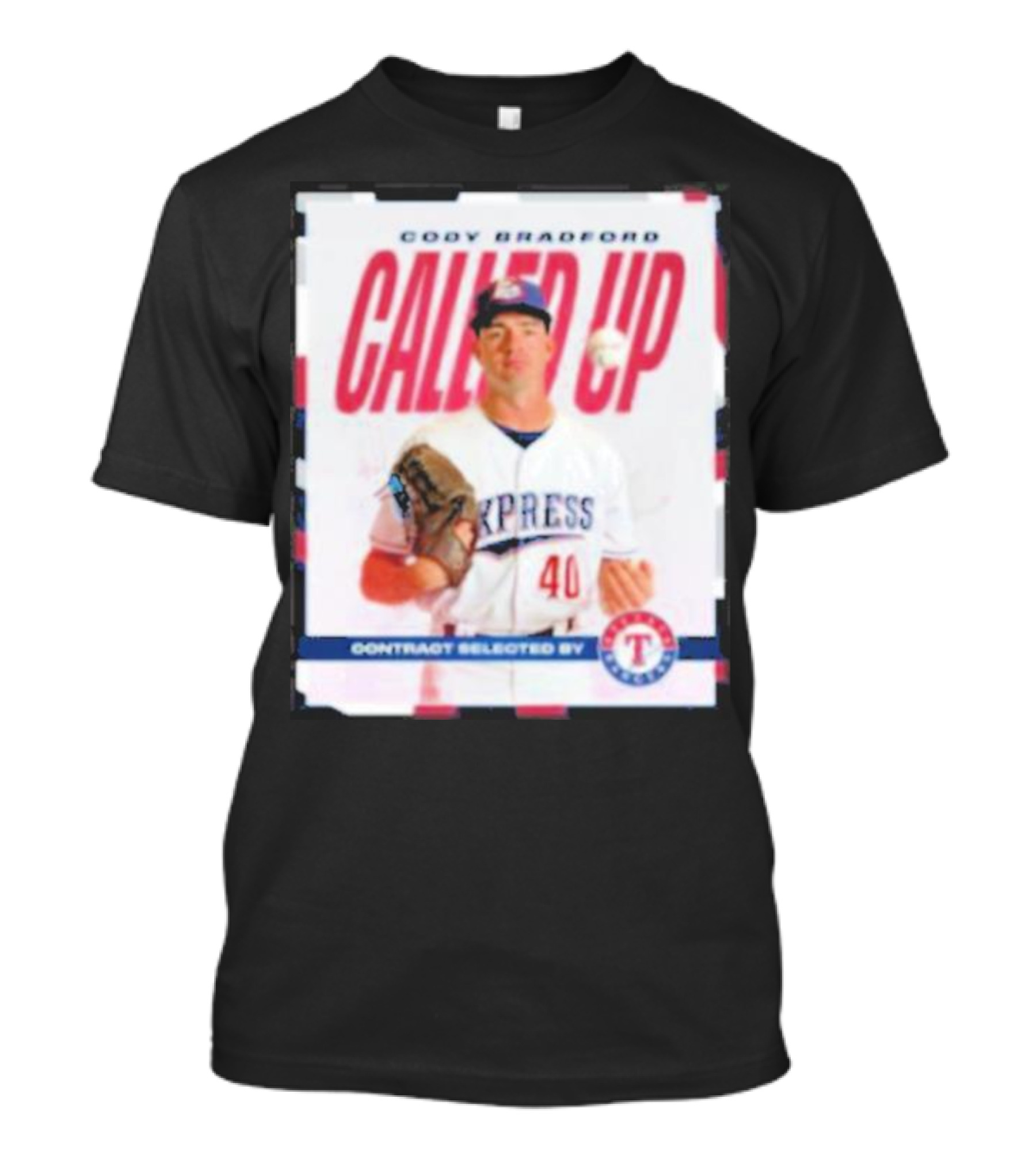 Cody Bradford Called Up Texas Rangers Contract Selected Express T-Shirt