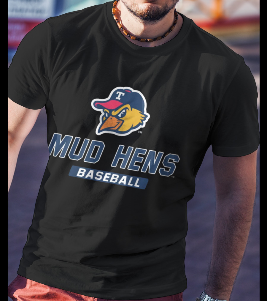 Toledo Mud Hens Baseball Team Logo Champion T-Shirt