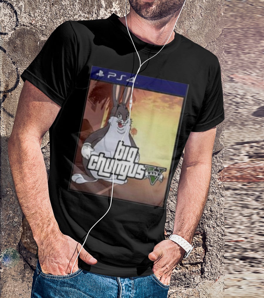 Big Chungus Grand Theft Auto V Sony PlayStation 4 Crossover T-Shirt