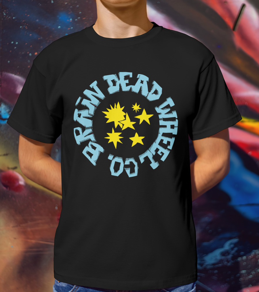 Brain Dead Wheel Co Bold Stars T-Shirt