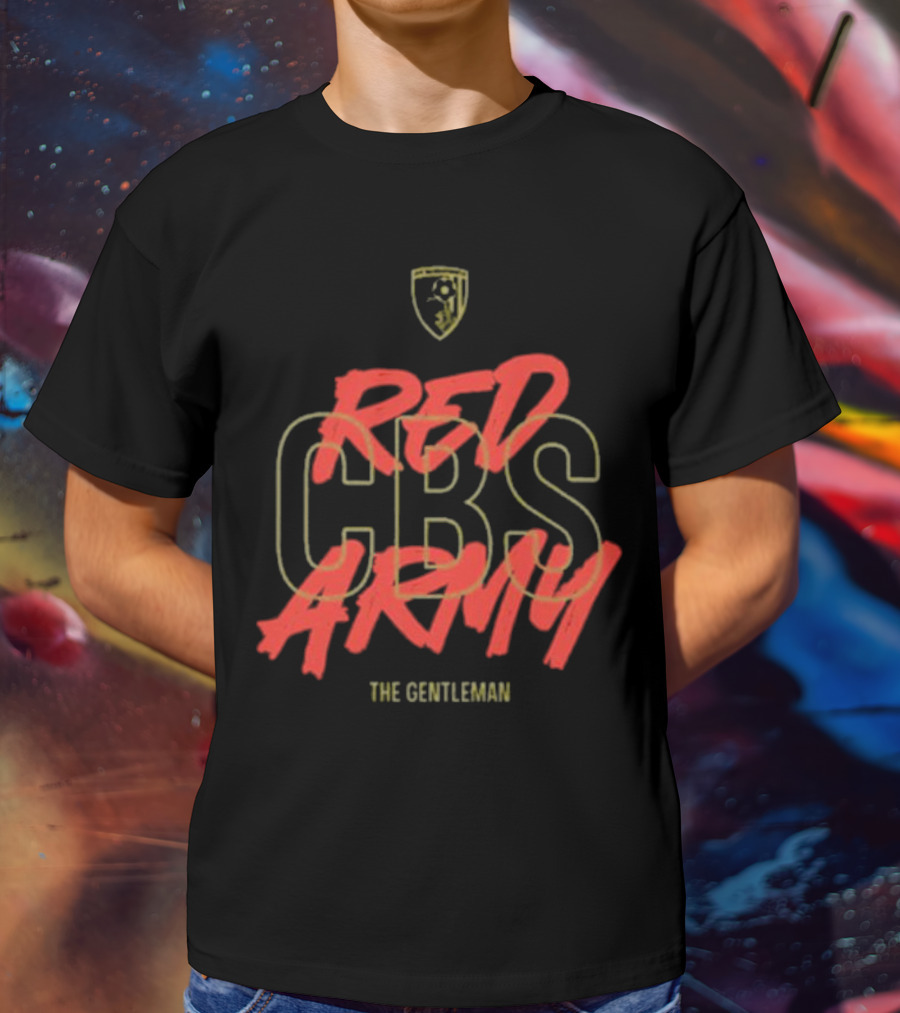 Red CBS Army The Gentleman T-Shirt