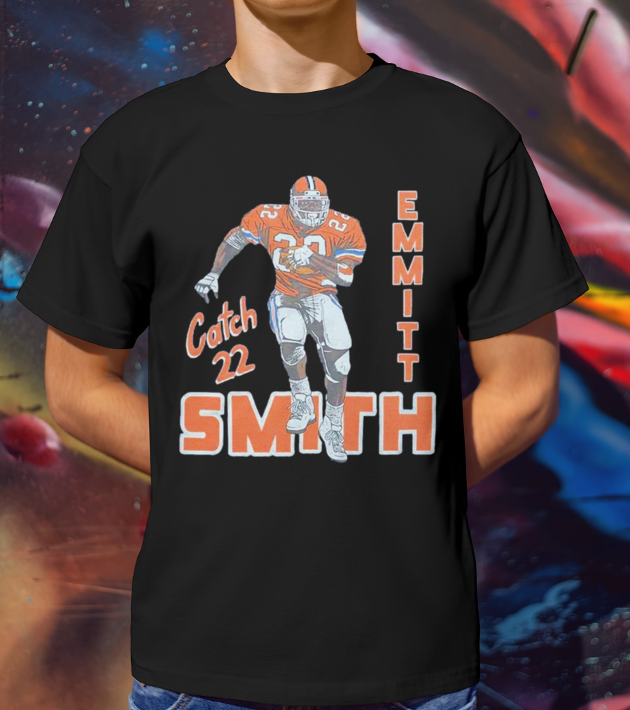 Emmitt Smith Catch 22 Football T-Shirt