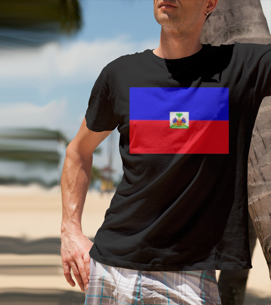 Haitian Flag Day Celebration With National Colors T-Shirt