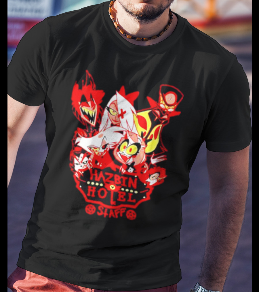 Hazbin Hotel Staff Characters Compilation T-Shirt