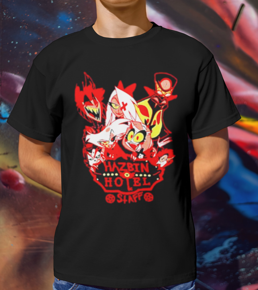 Hazbin Hotel Staff Characters Compilation T-Shirt