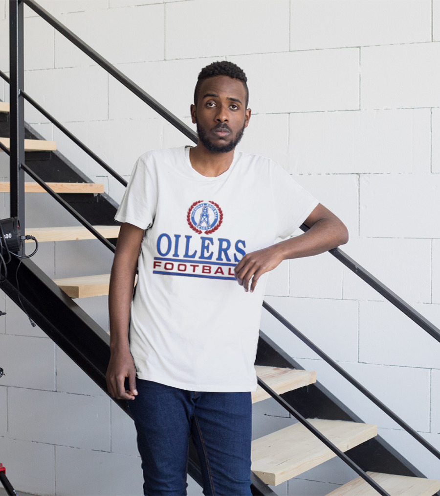 Oilers Football National League Crest T-Shirt