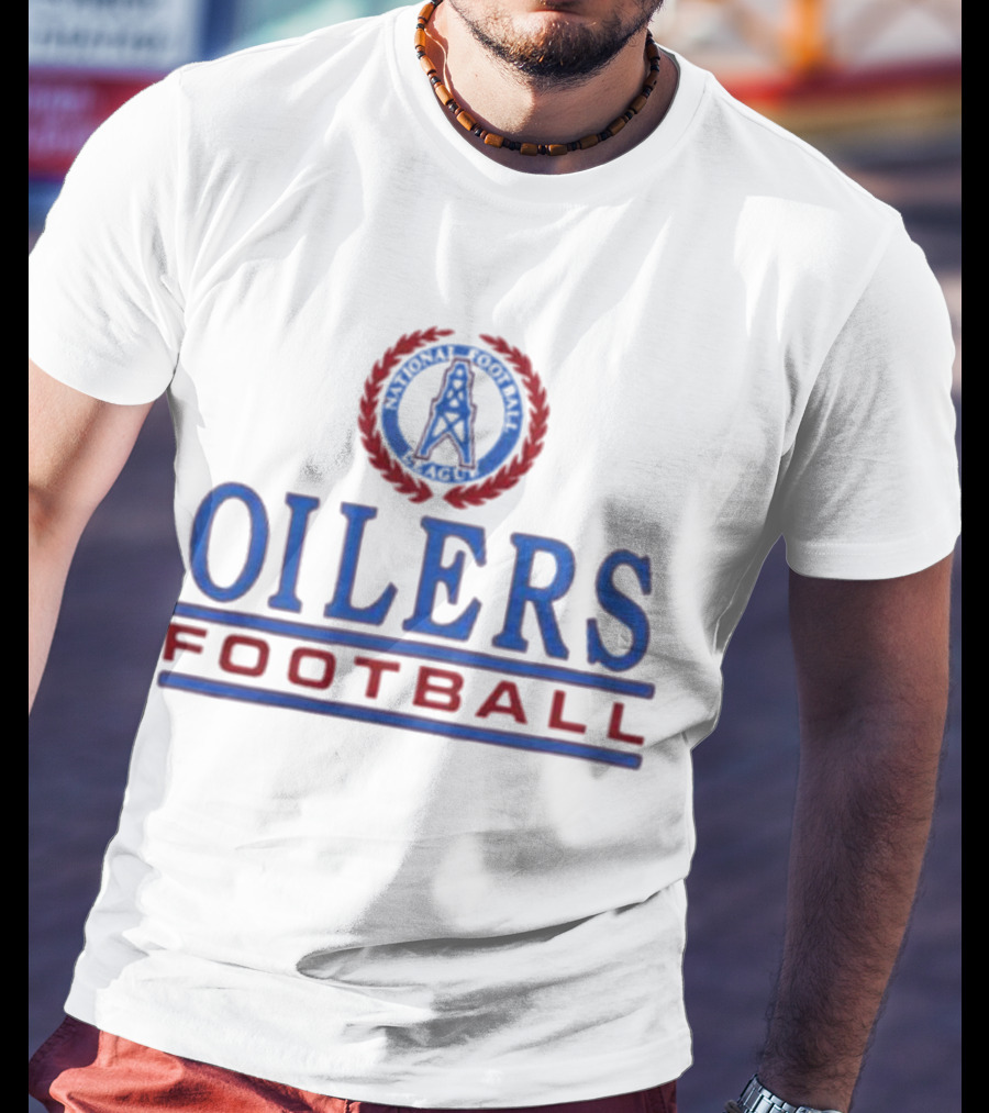 Oilers Football National League Crest T-Shirt