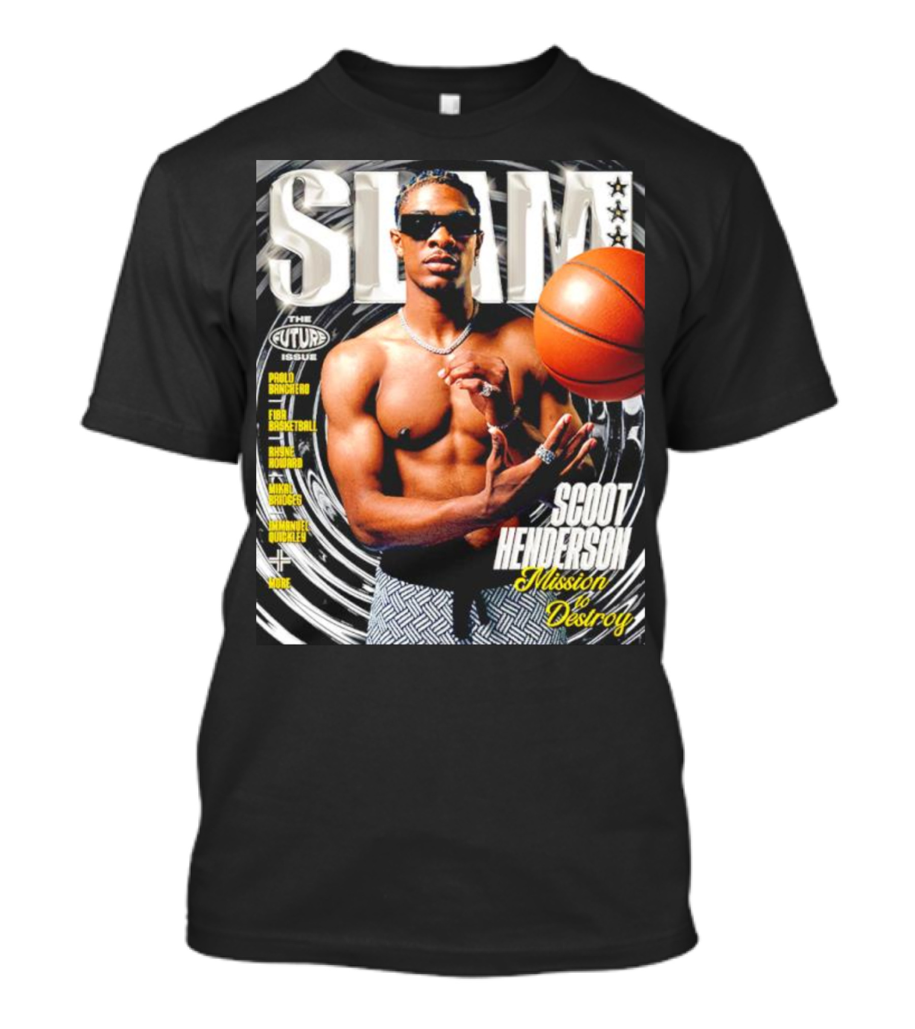 Slam Magazine The Future Issue Scoot Henderson Mission To Destroy Basketball T-Shirt