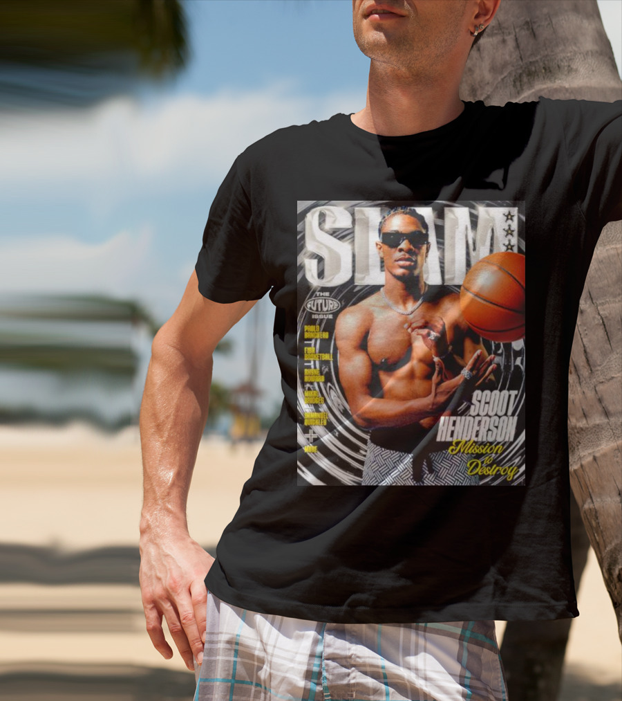 Slam Magazine The Future Issue Scoot Henderson Mission To Destroy Basketball T-Shirt