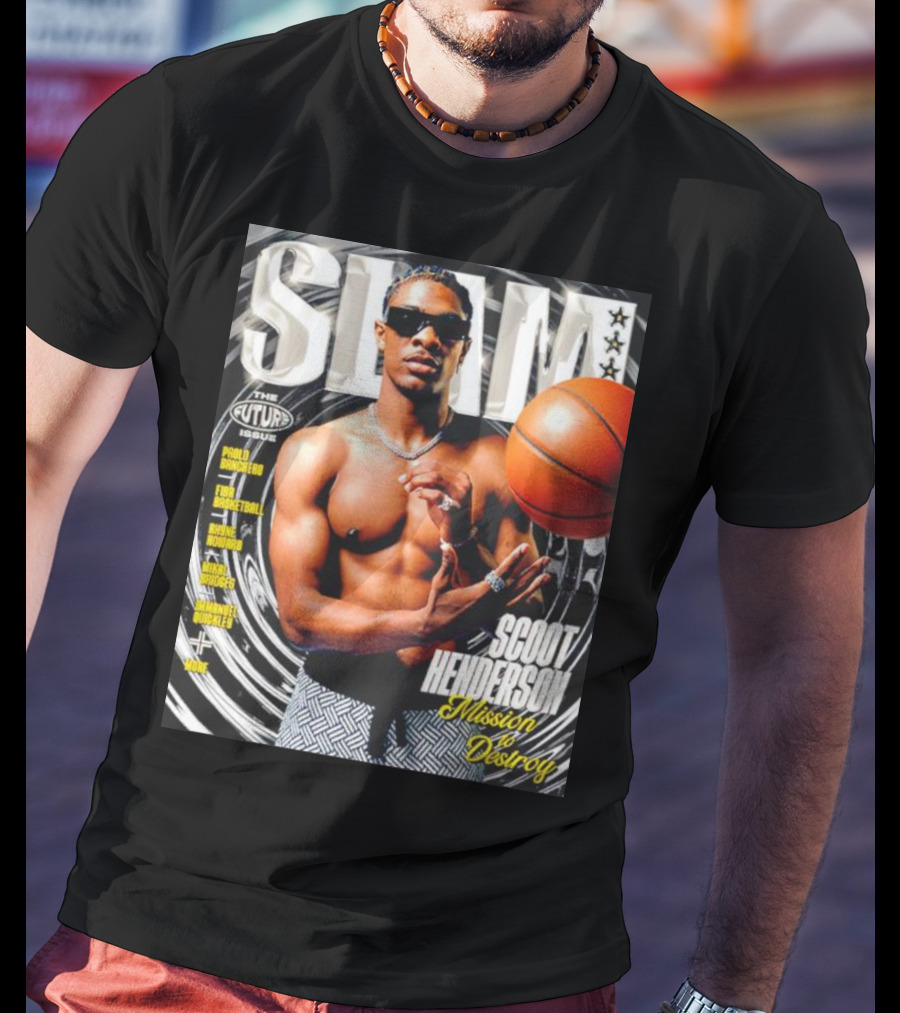 Slam Magazine The Future Issue Scoot Henderson Mission To Destroy Basketball T-Shirt