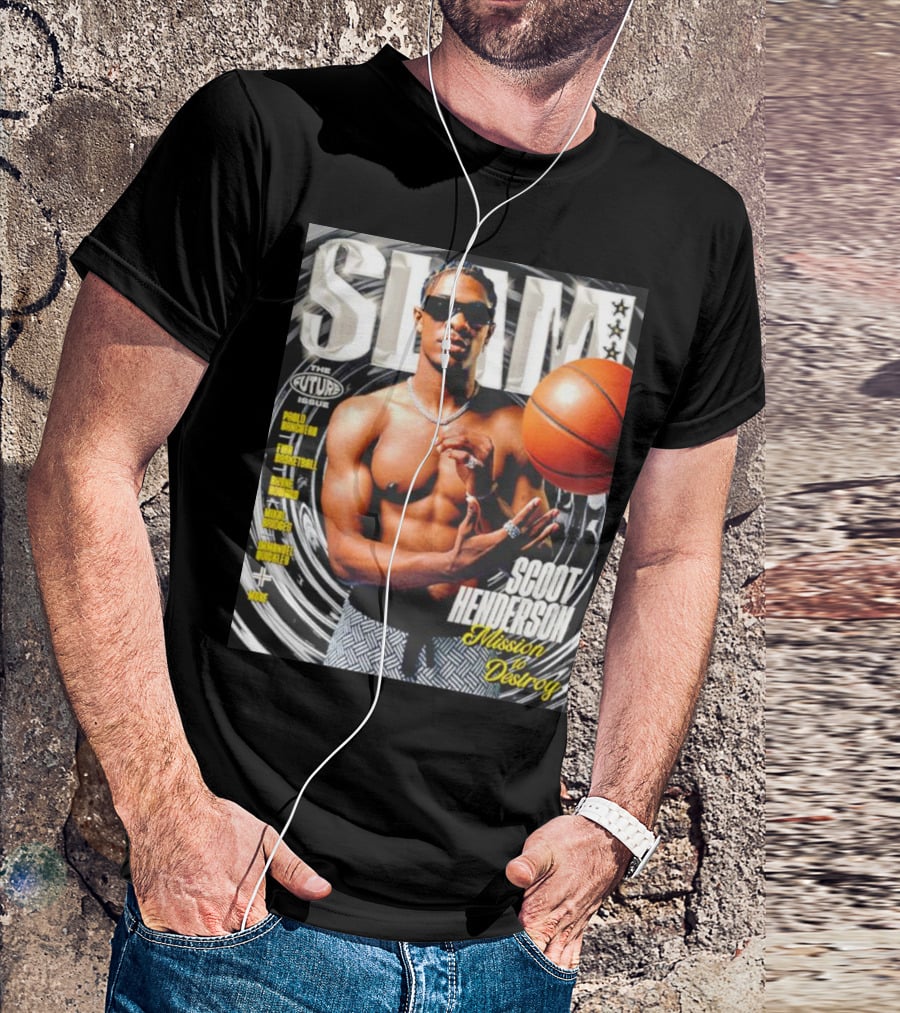 Slam Magazine The Future Issue Scoot Henderson Mission To Destroy Basketball T-Shirt