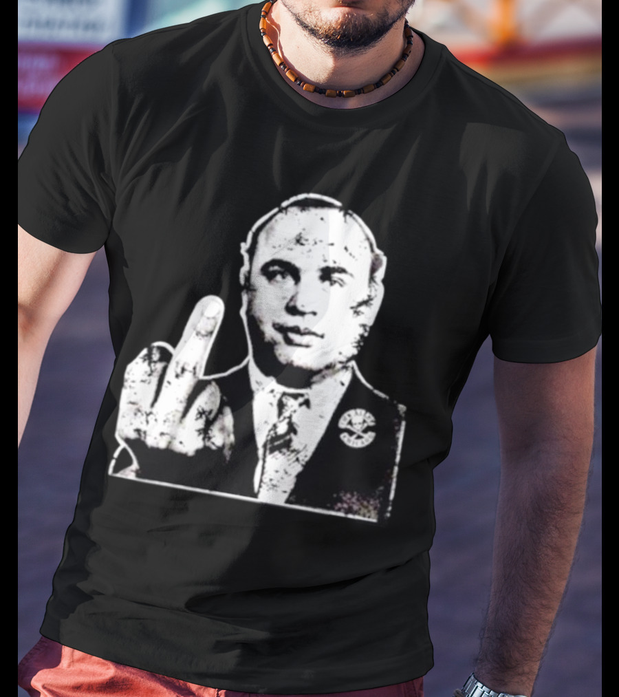 Al Capone Middle Finger Chicago Gangster The Alley T-Shirt