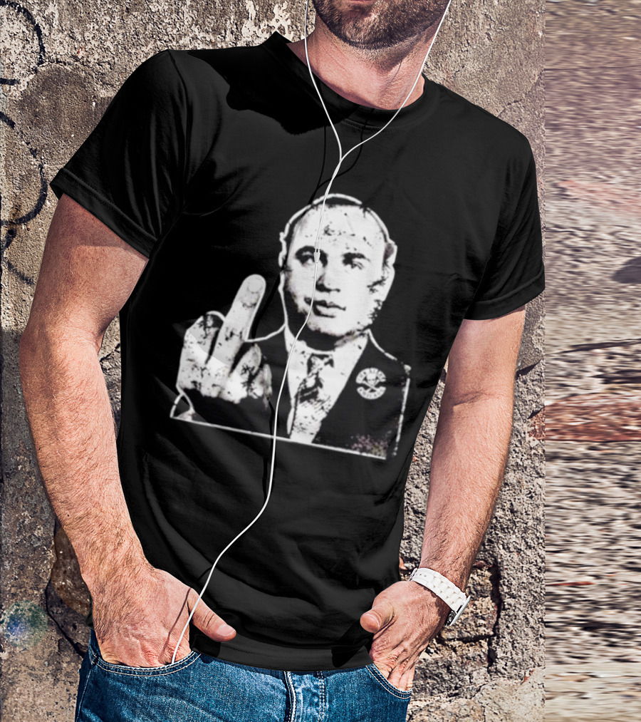 Al Capone Middle Finger Chicago Gangster The Alley T-Shirt