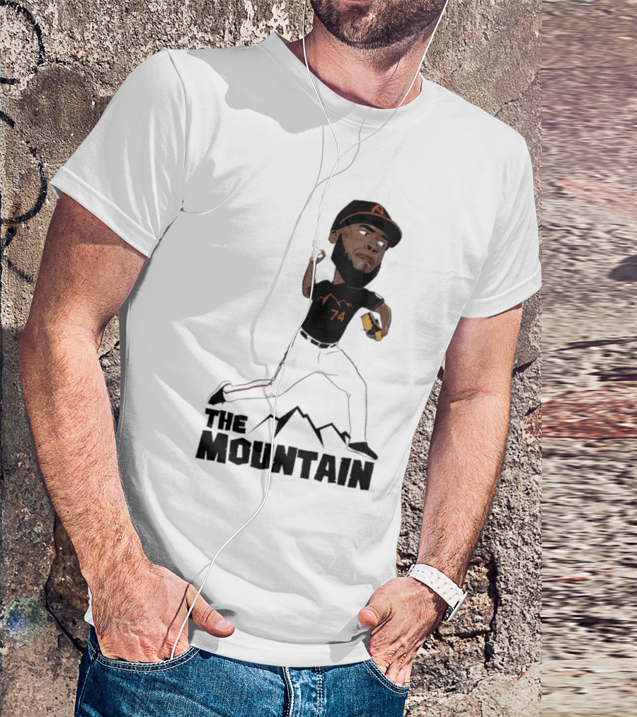 The Mountain Félix Bautista 74 Baltimore Orioles T-Shirt