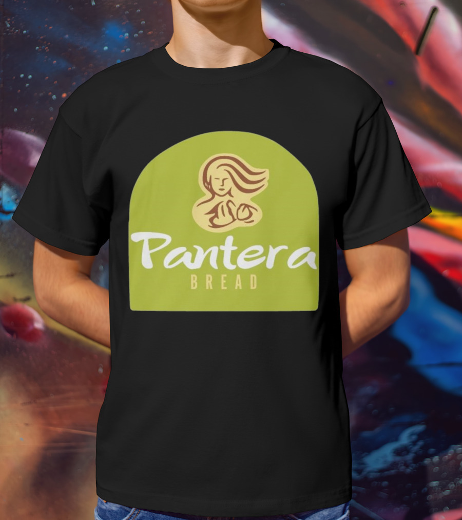 Pantera Bread Parody Logo Icon Green Background T-Shirt