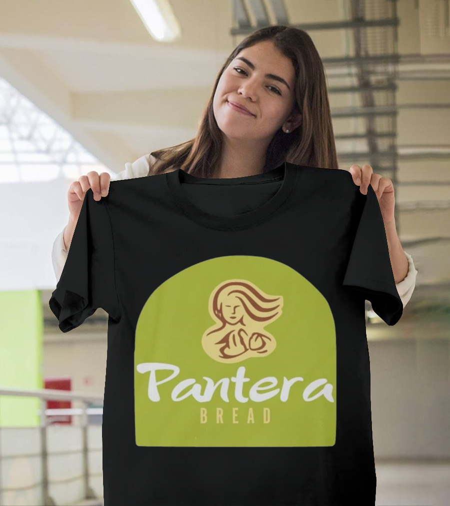 Pantera Bread Parody Logo Icon Green Background T-Shirt