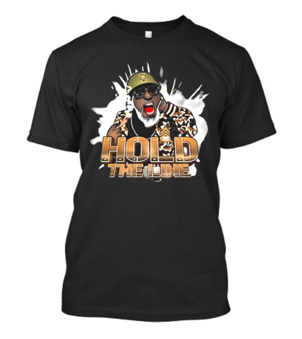 King David Hold The Line Camo Jacket And Sunglasses T-Shirt