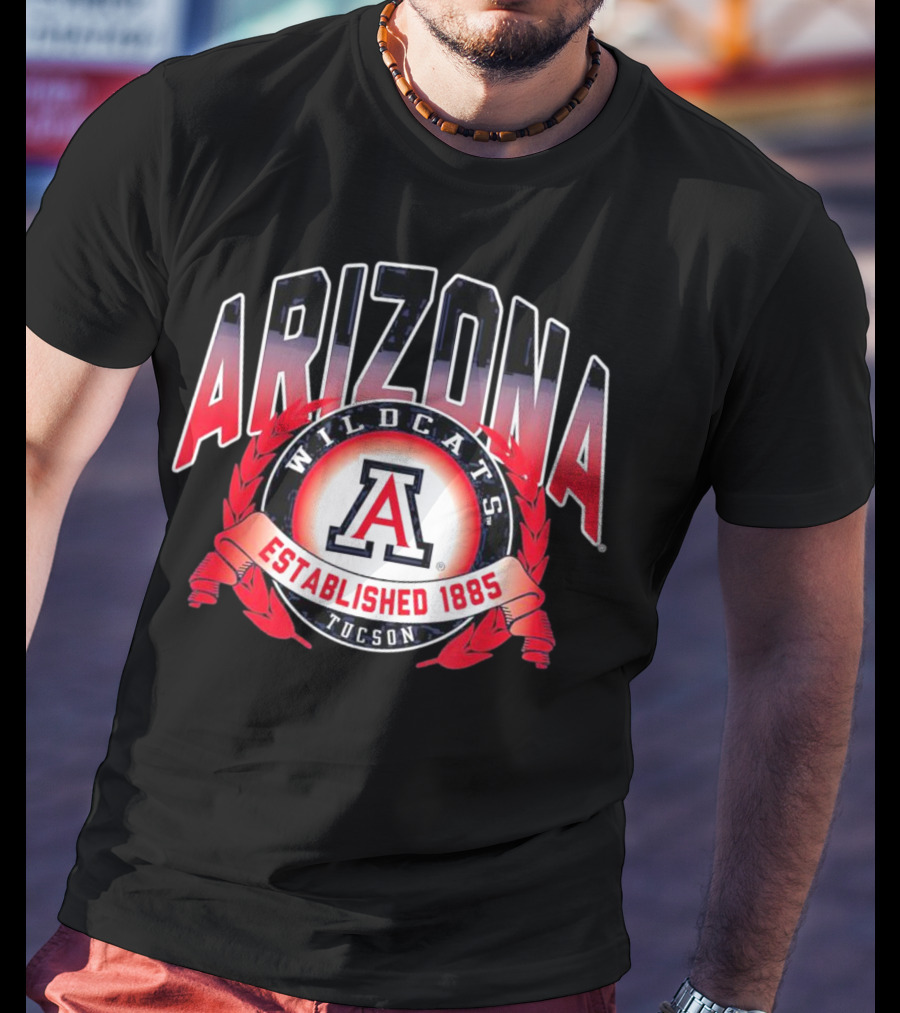 Arizona Wildcats Tucson A Logo Established 1885 T-Shirt