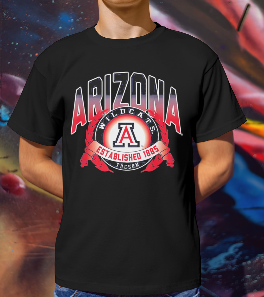 Arizona Wildcats Tucson A Logo Established 1885 T-Shirt