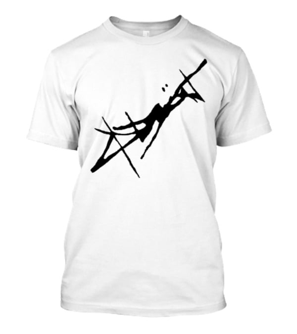 Absent Store Absent Logo Abstract Black Scribble T-Shirt