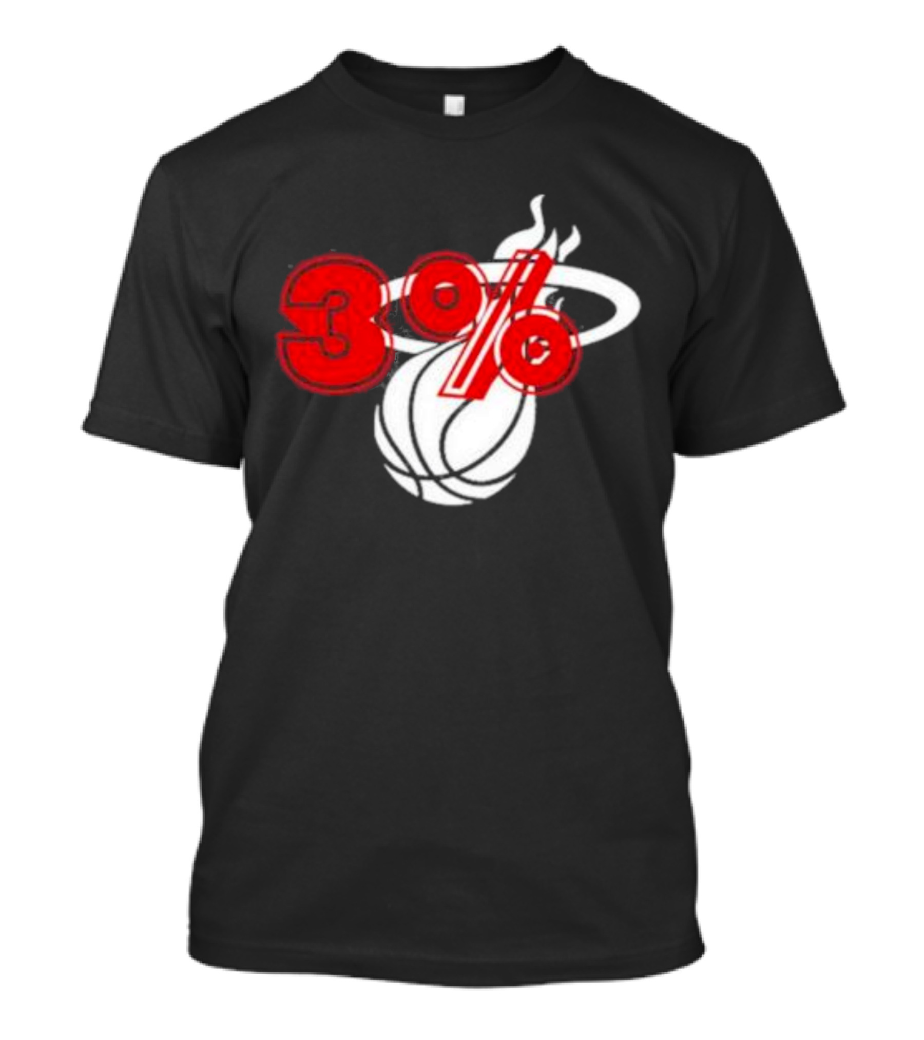 Brendan Tobin 3% Miami Heat Basketball T-Shirt