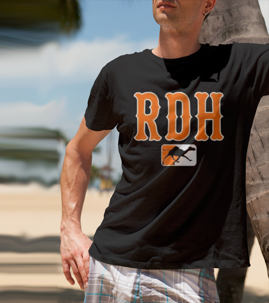 Campbell Baseball RDH Camel T-Shirt