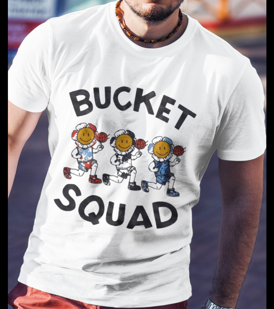 Bucket Squad Youth Tie Dye Flower Team Bucket Squad Merch T-Shirt