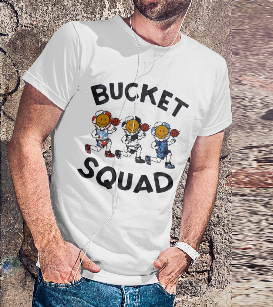 Bucket Squad Youth Tie Dye Flower Team Bucket Squad Merch T-Shirt