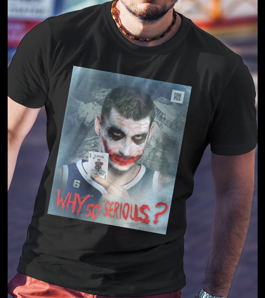 Complex Sports Why So Serious Nikola Jokic Joker Card T-Shirt