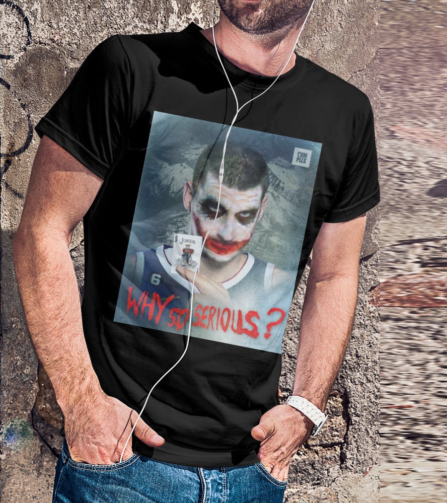 Complex Sports Why So Serious Nikola Jokic Joker Card T-Shirt