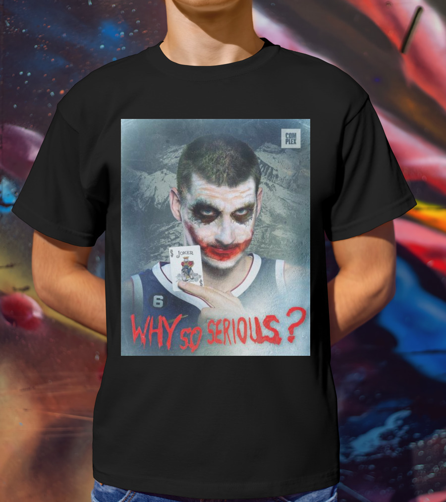 Complex Sports Why So Serious Nikola Jokic Joker Card T-Shirt