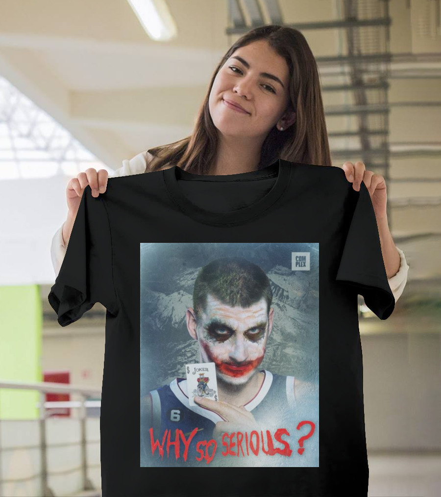 Complex Sports Why So Serious Nikola Jokic Joker Card T-Shirt