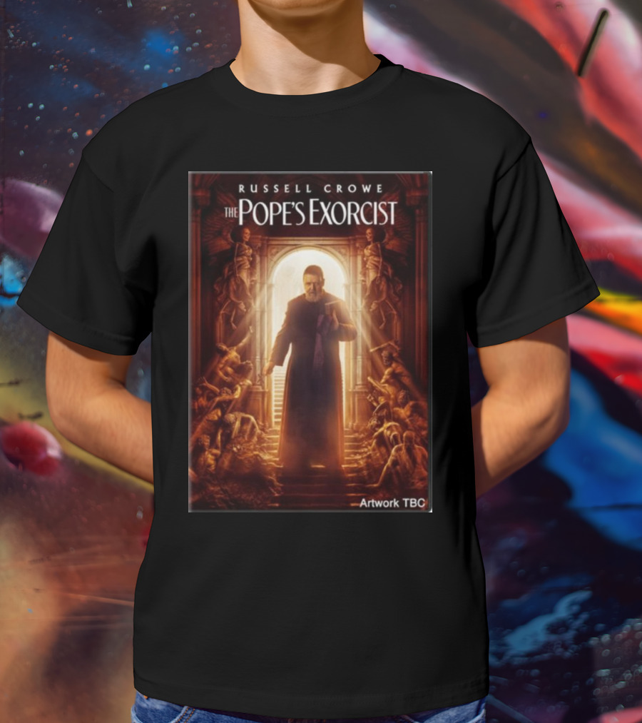 Russell Crowe The Pope's Exorcist Artwork TBC T-Shirt