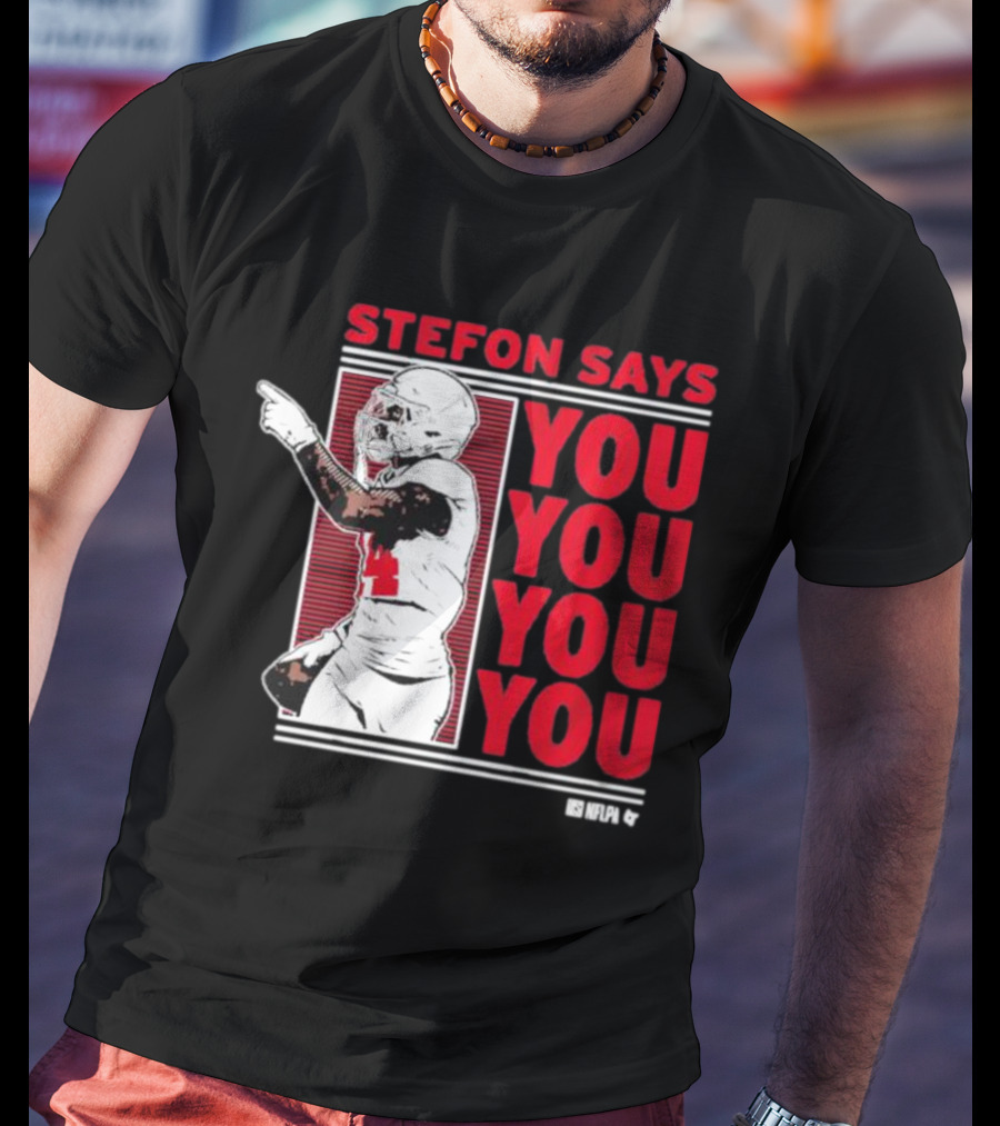 Stefon Says You You You You NFLPA Football Player T-Shirt