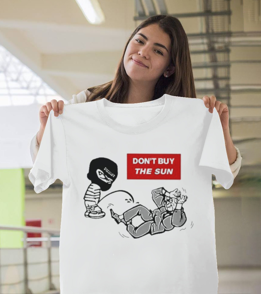 Jake Hanrahan Don’t Buy The Sun Cartoon Characters In Action T-Shirt