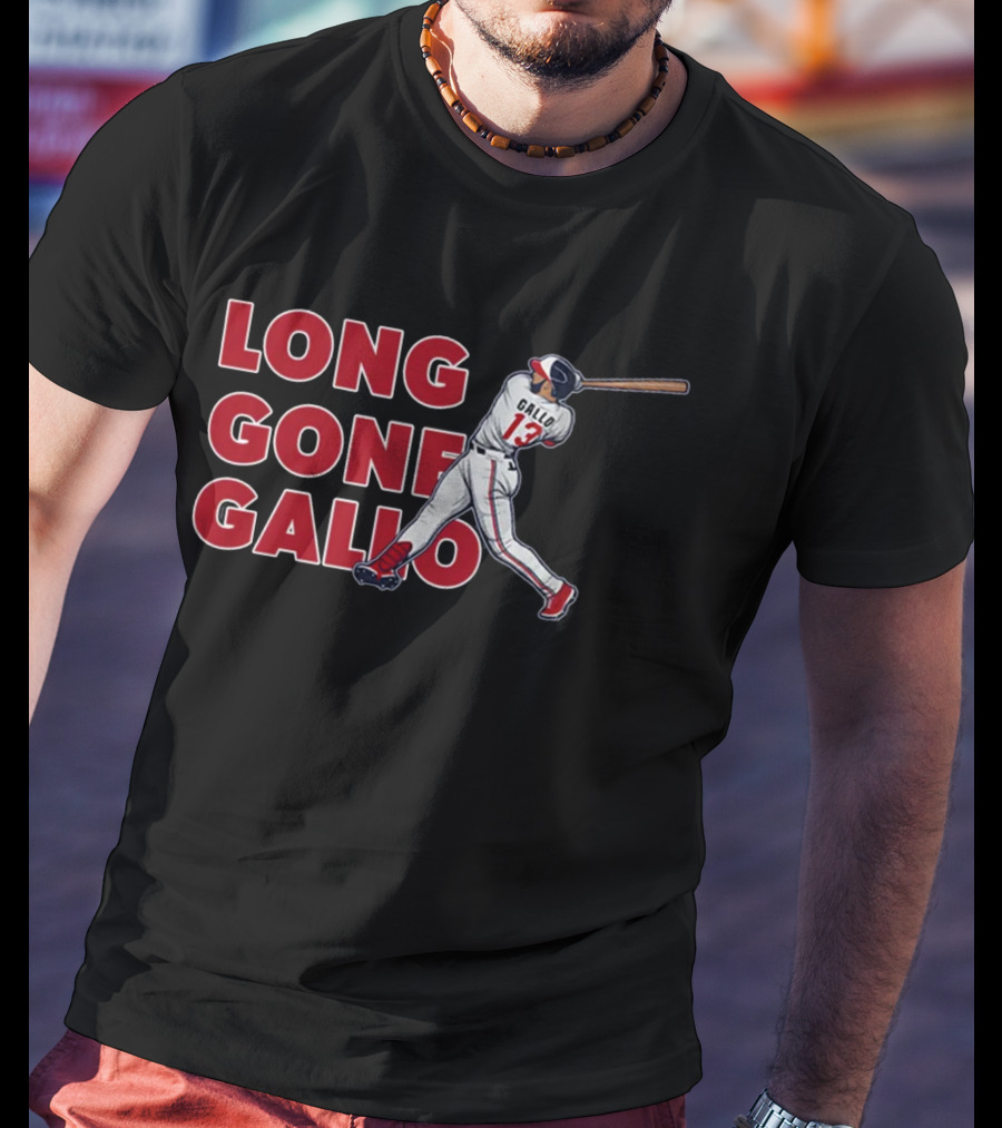 Long Gone Gallo Minnesota Baseball Player Number 13 T-Shirt
