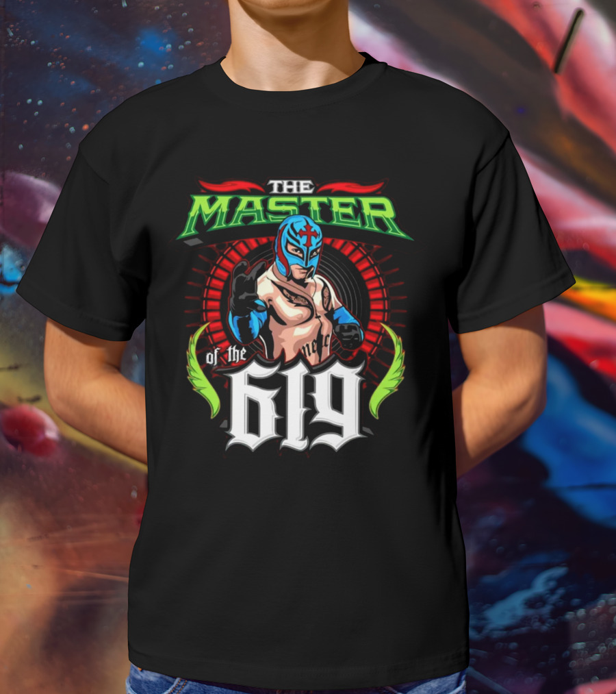 The Master Of The 619 Rey Mysterio Iconic Wrestling T-Shirt