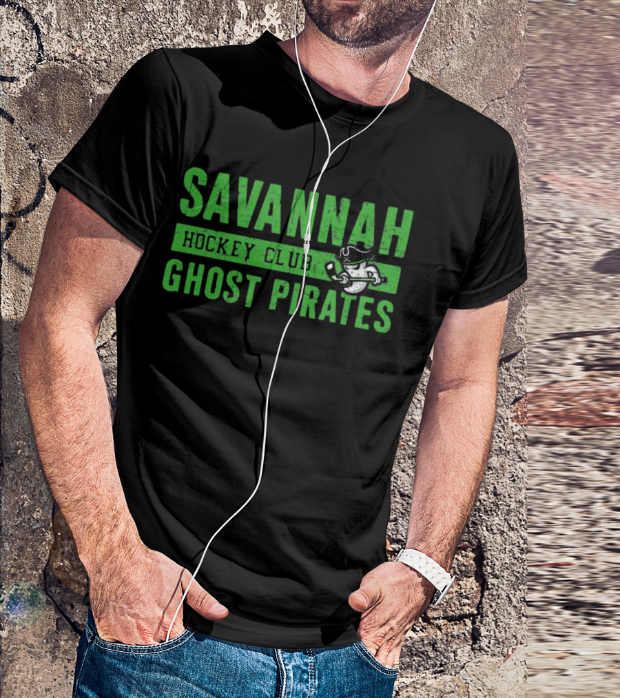 Savannah Ghost Pirates Hockey Club Ghostly Pirate T-Shirt