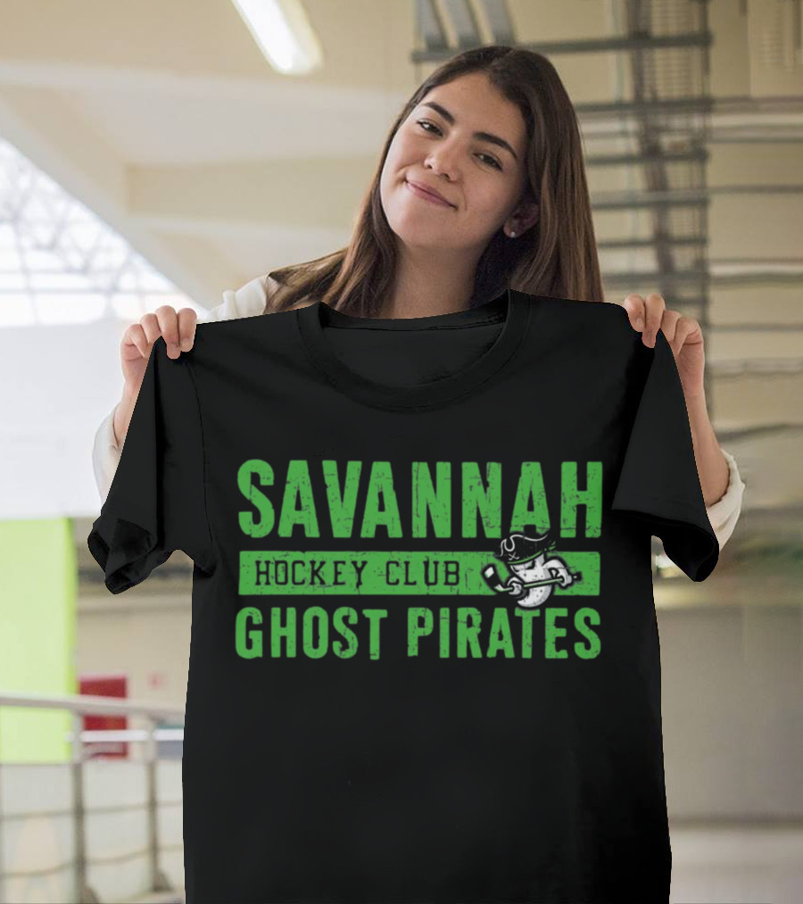 Savannah Ghost Pirates Hockey Club Ghostly Pirate T-Shirt