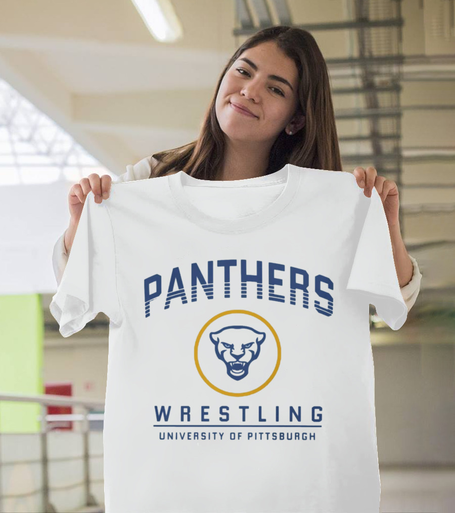 Pitt Panthers Wrestling University Of Pittsburgh Tri-Blend T-Shirt