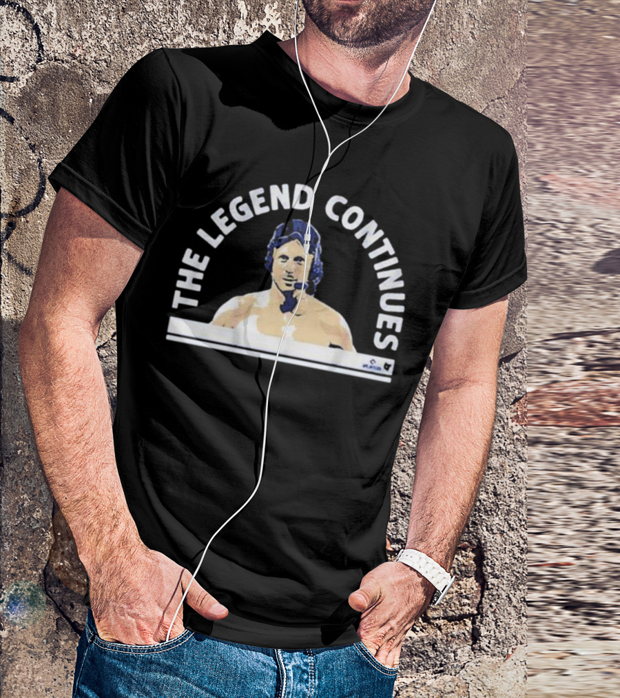 The Legend Continues 70s Action Hero T-Shirt
