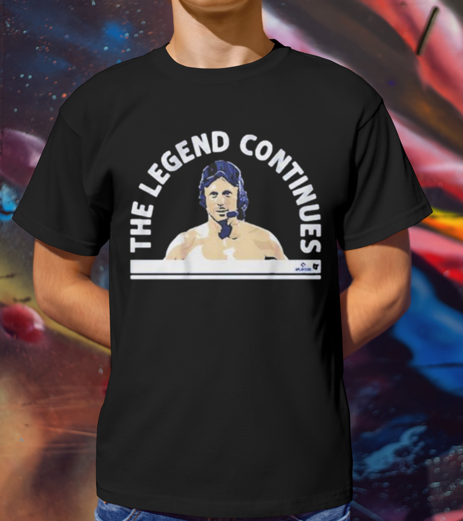The Legend Continues 70s Action Hero T-Shirt